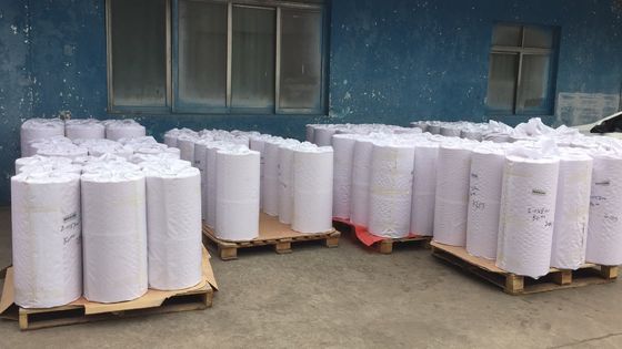 Máy biến áp màu trắng Nguyên liệu vải lưới sợi thủy tinh cho ống lót cách điện